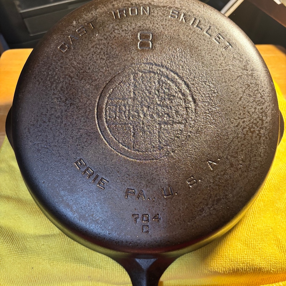 Similar Items Sponsored See all   Cast Iron Skillet Griswold Erie, PA USA 704 P